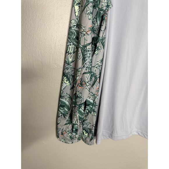 Simms SolarFlex Long Sleeve Crewneck Shirt tropical print - Picture 6 of 9